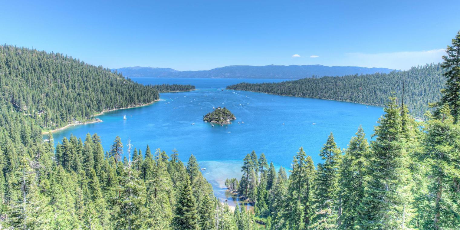 view of emerald bay lake tahoe CA